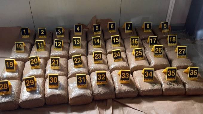  PRONAĐENO 39 KILOGRAMA MARIHUANE policija crna gora 
