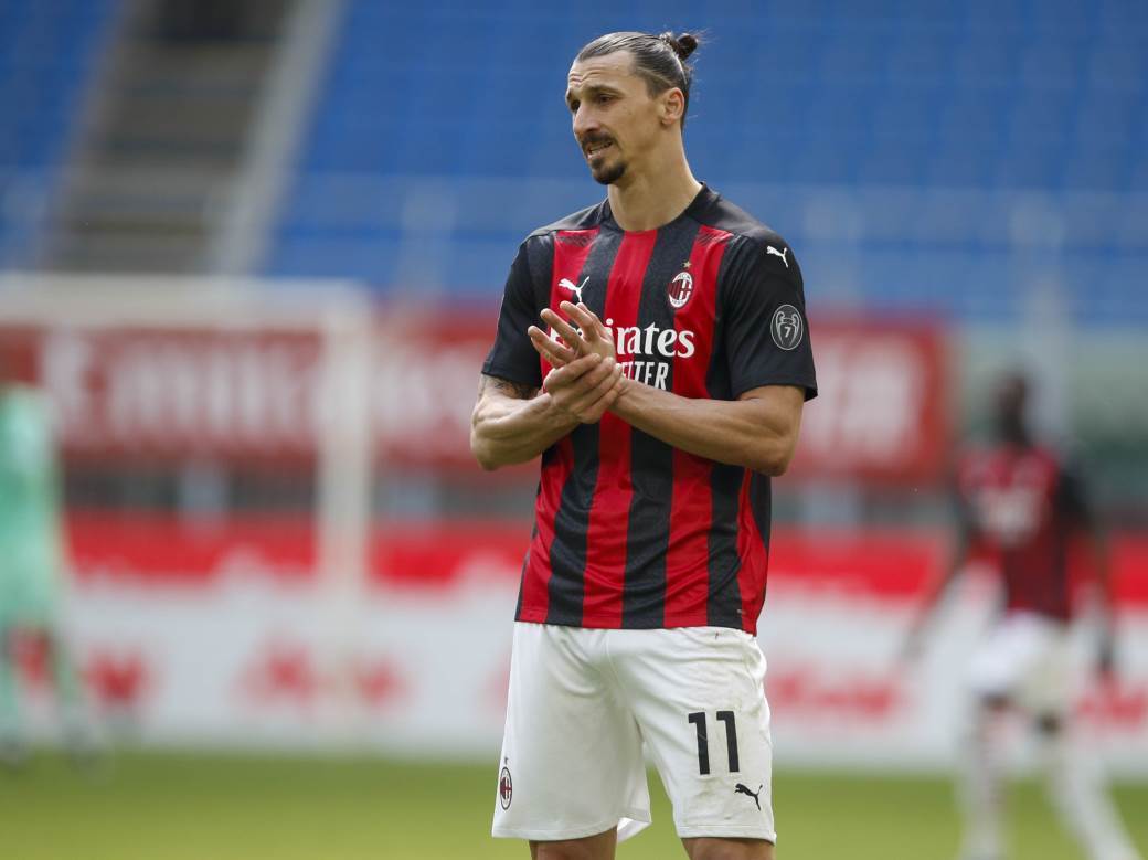  trener milana zlatan ibrahimovic crveni karton 