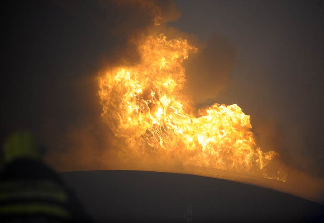  požar na obali Morače 