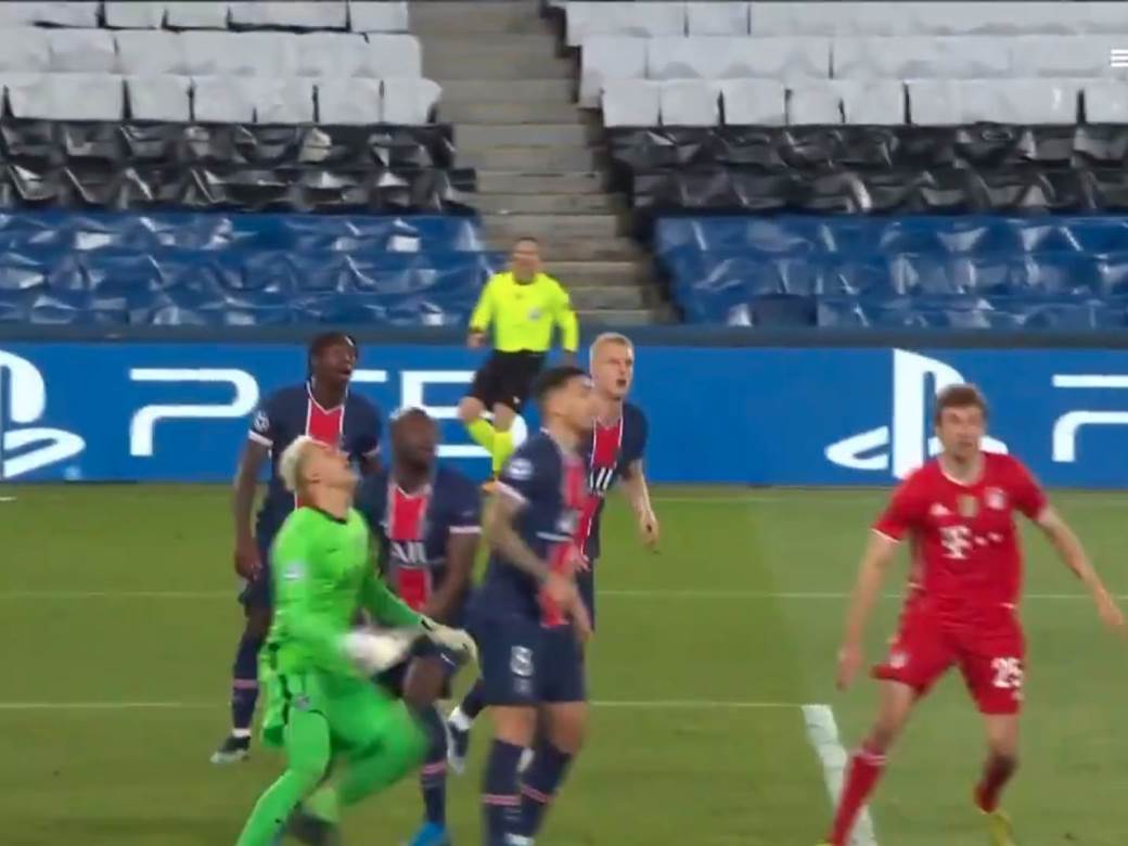  Dvomeč četvrtfinala Lige šampiona između PSŽ-a i Bajerna golovi 