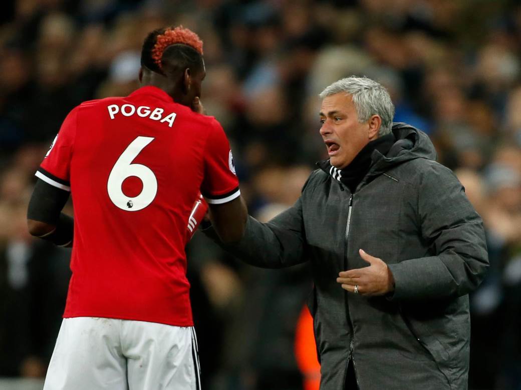  pol pogba zoze murinjo mancester junajted fudbal 