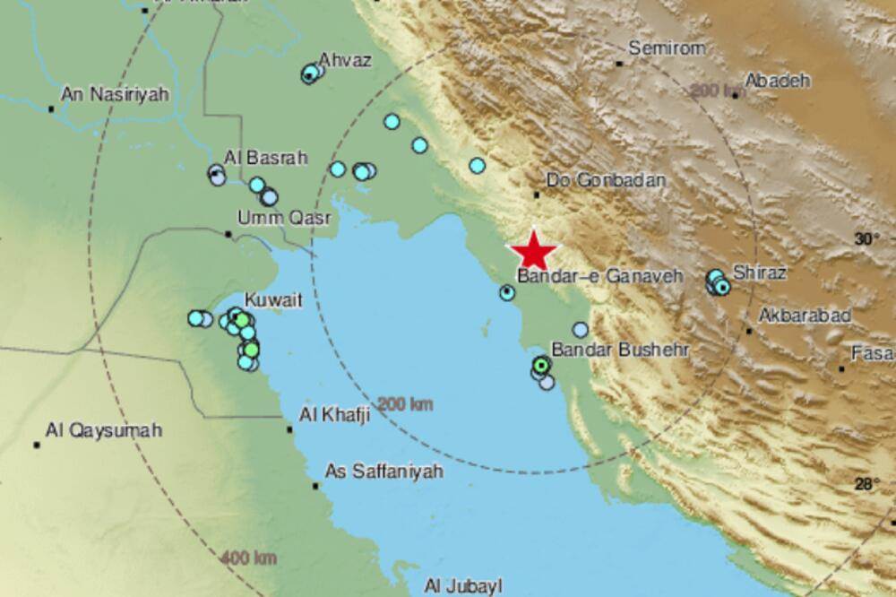  zemljotres iran 5,9 stepeni 