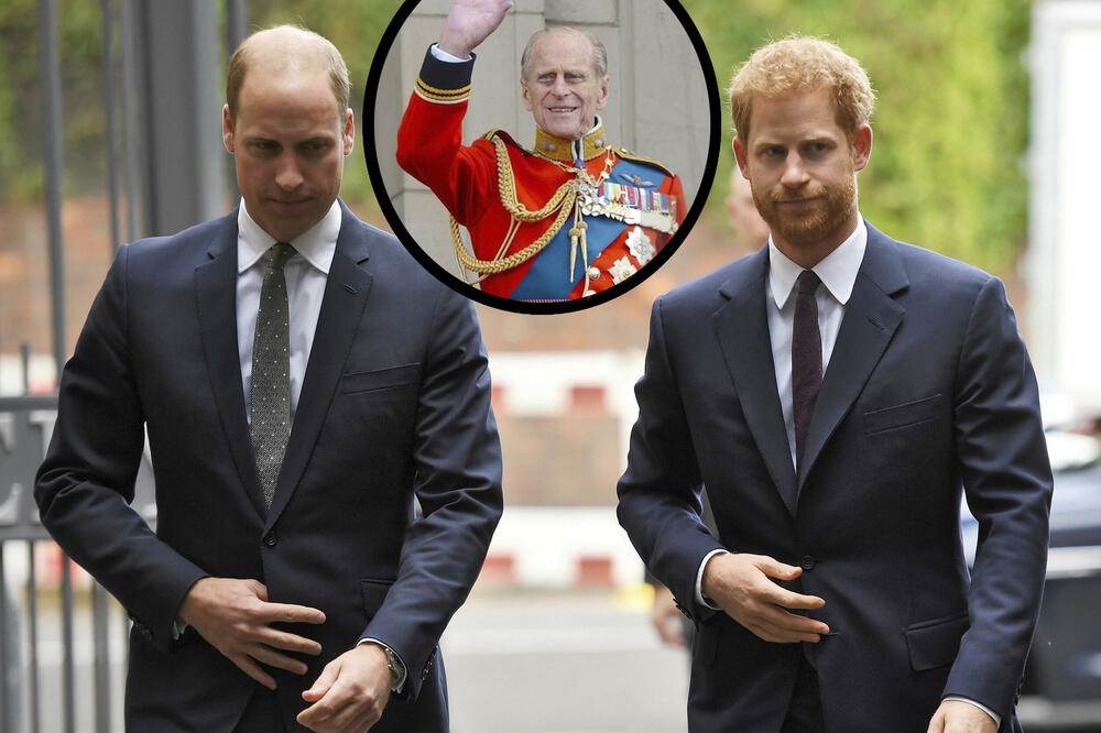  princ vilijam i princ hari na sahrani princa filupa 