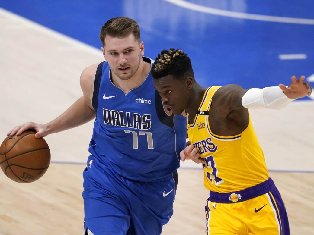  nba rezultati dalas lejkers doncic poeni 