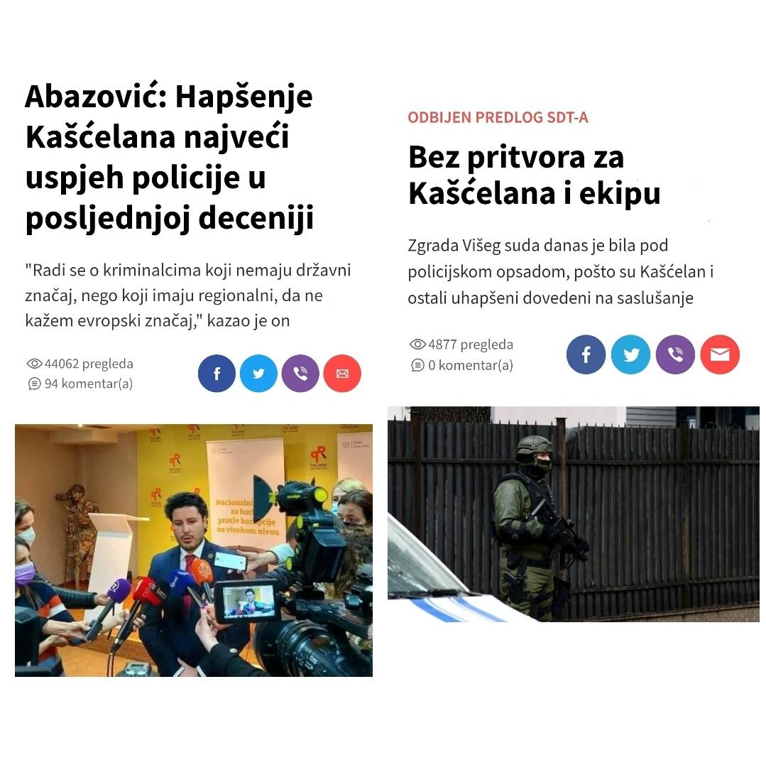  hapšenje kašćelana komentar sd 