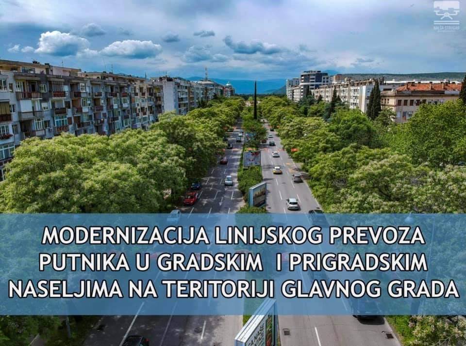  javni prevoz Pogorica modernizacija javni oglas 