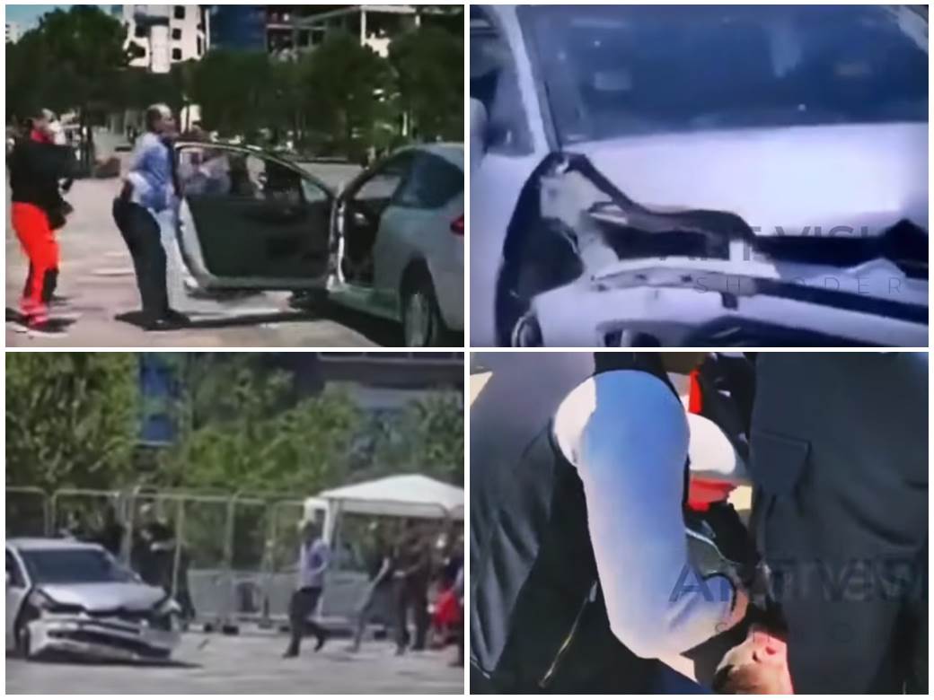  divljao kolima u tirani foto video 