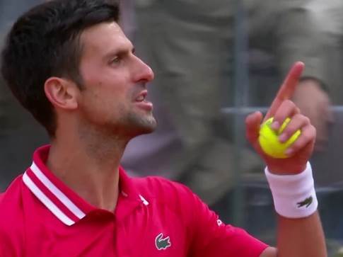  novak djokovic psovao lozu finale rim 