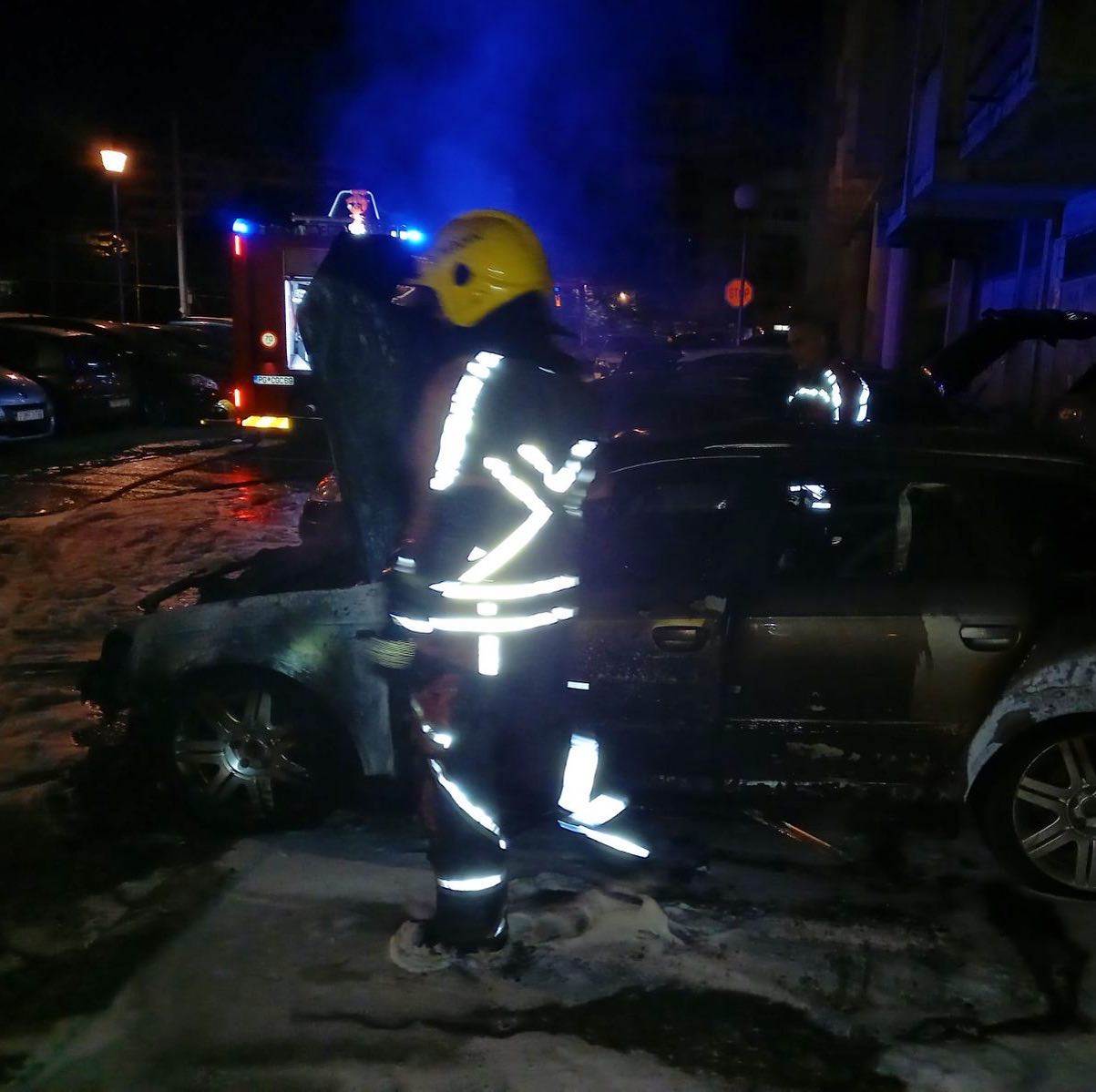  pozar na automobilu u podgorici 