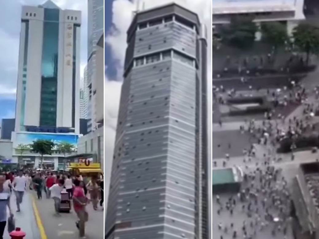  neboder se ljuljao u kini 