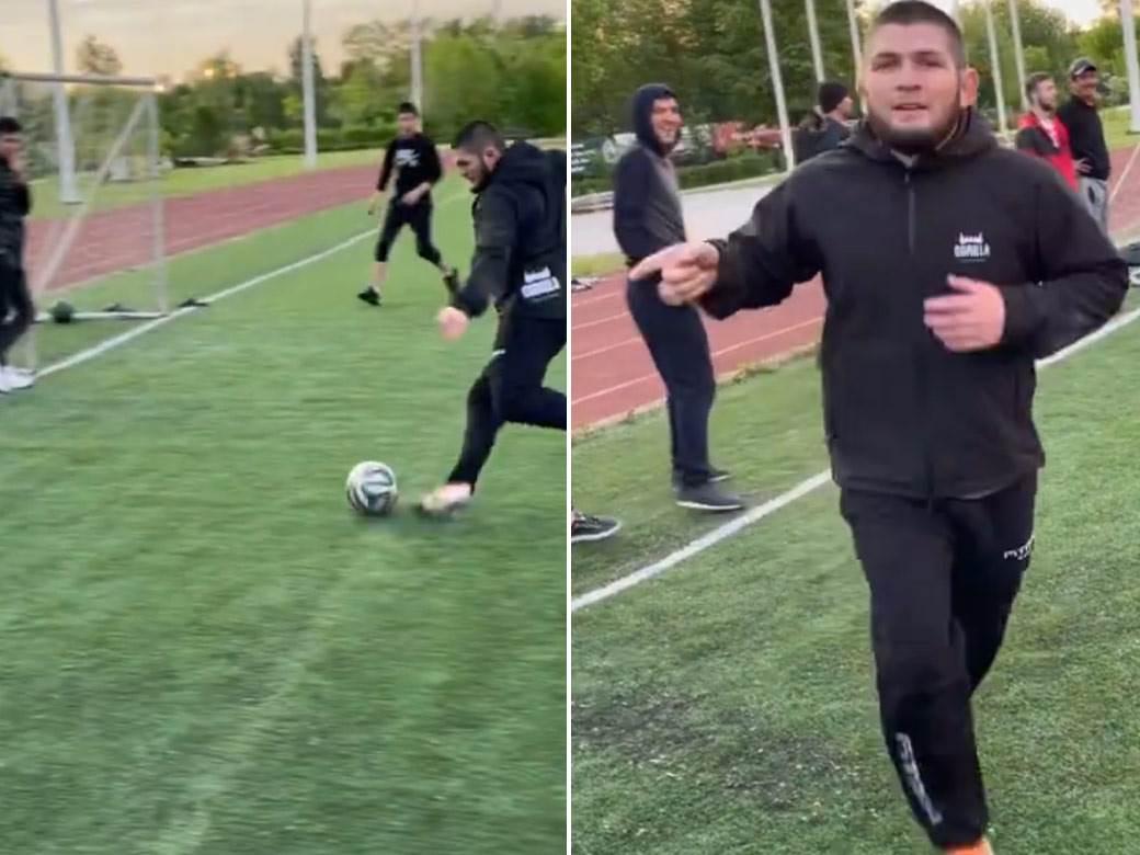  ZNATE OVU PROSLAVU! HABIB GOLOVE POSVEĆUJE FUDBALSKOJ LEGENDI: MMA je prošlost, sad trese mreže! (VIDEO) 