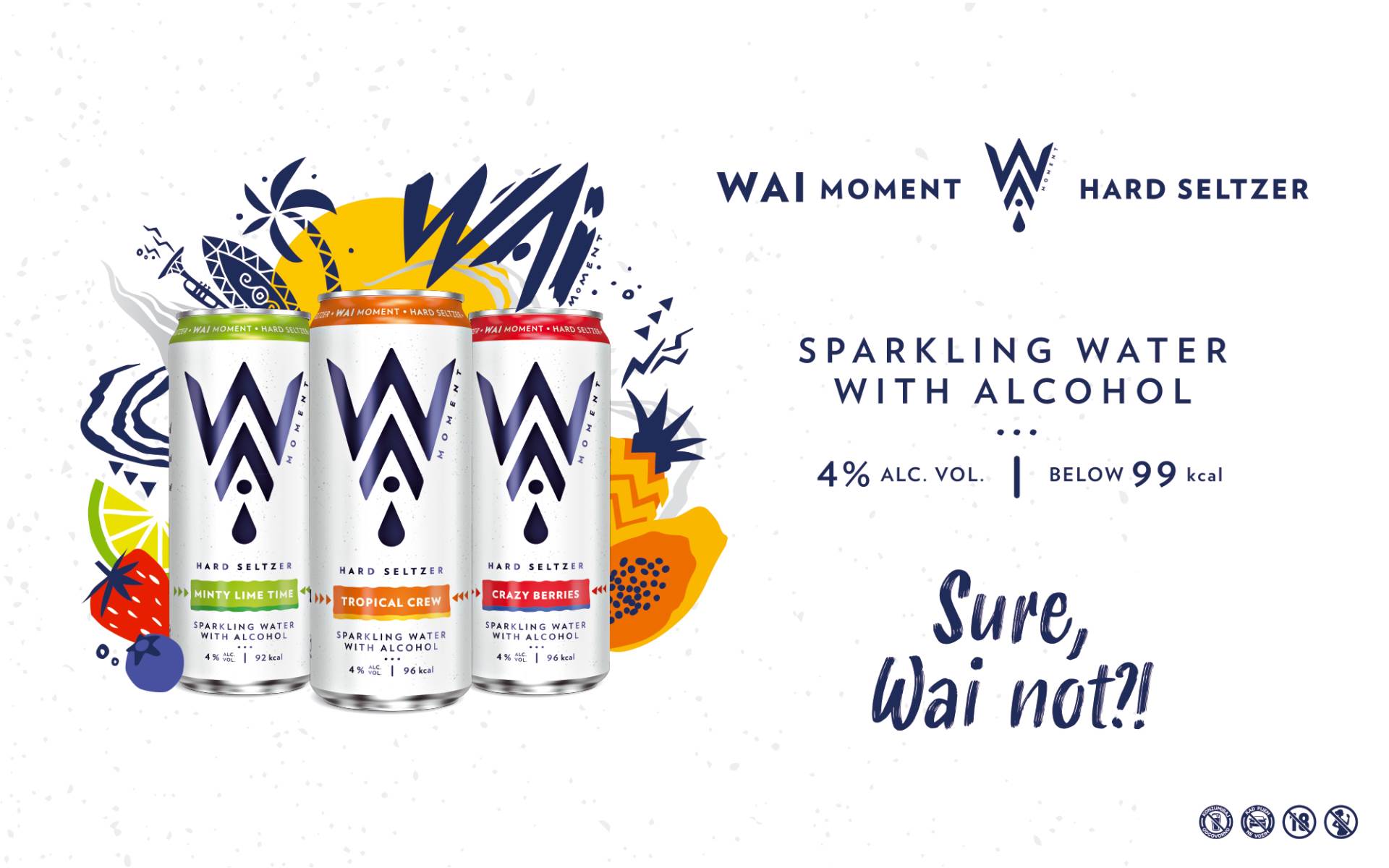  hard seltzer Wai Moment gazirano alkoholno piće  