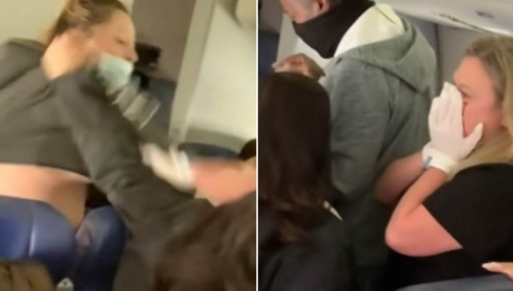  skandal u avionu izbila dva zuba stjuardesi 