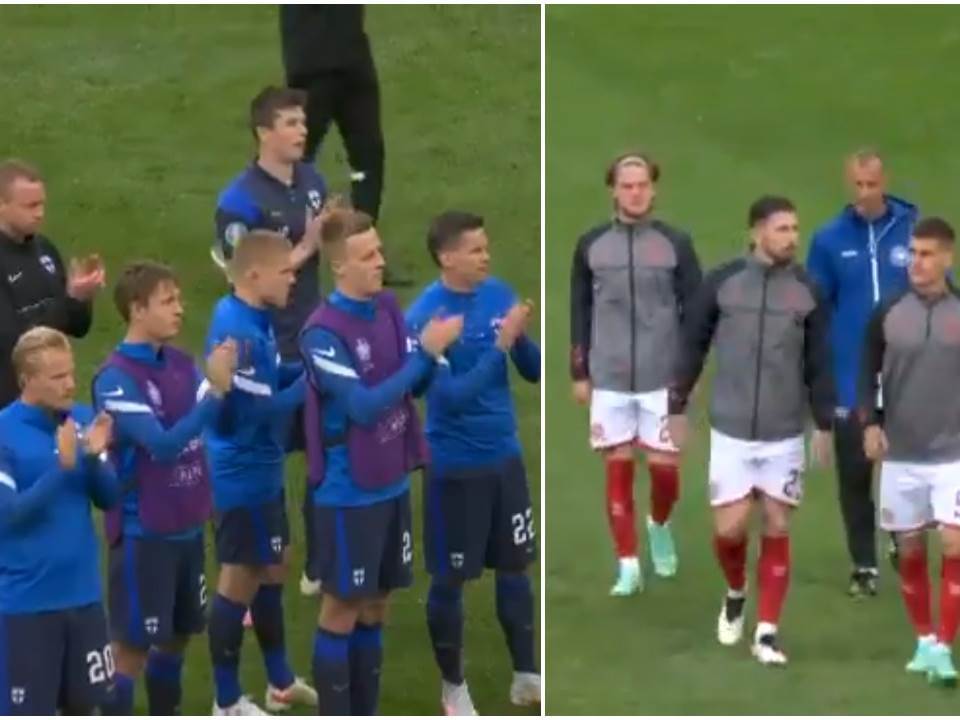  finci aplaudirali danskoj nakon nastavka utakmice 