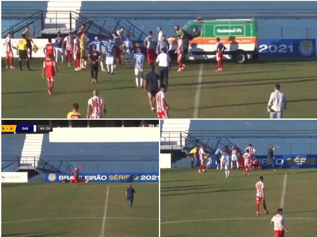  brazilac se srusio na utakmici 