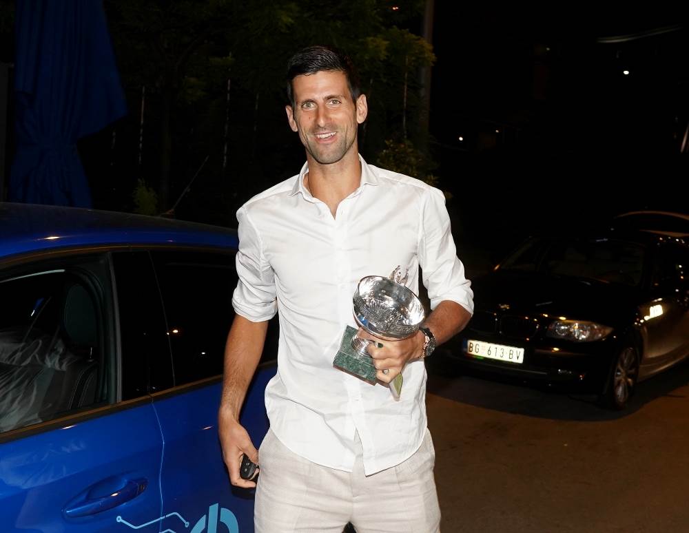 novak djokovic dosao u beograd vatromet 