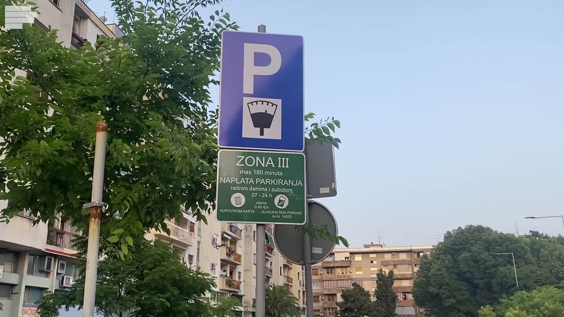  Počinje naplata parkiranja za još 526 mjesta u Podgorici  