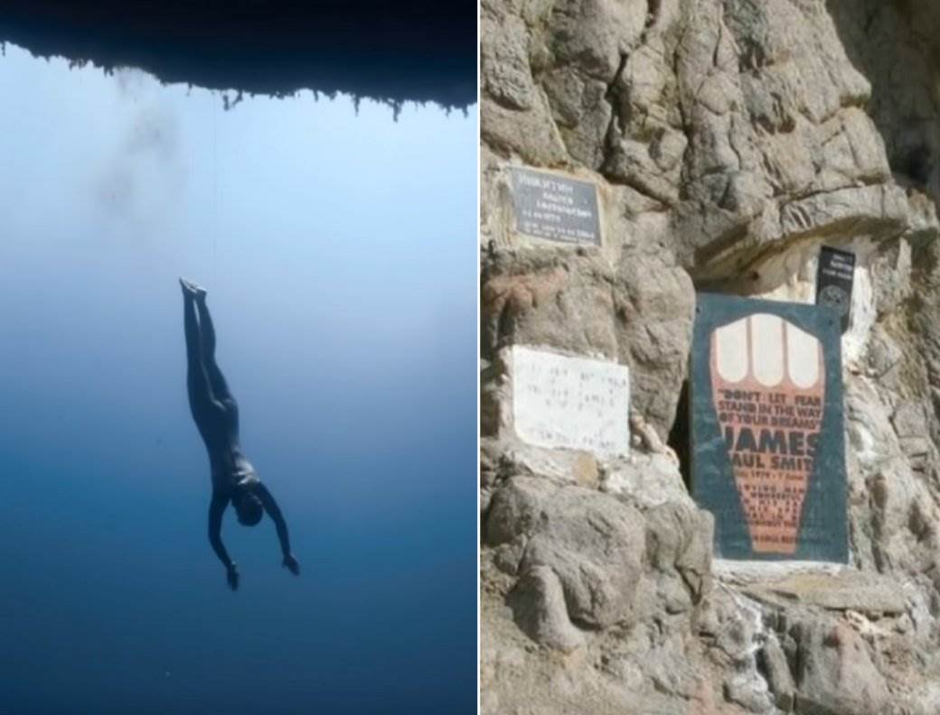  plava rupa ronjenje kamera snimila smrt ronioca 