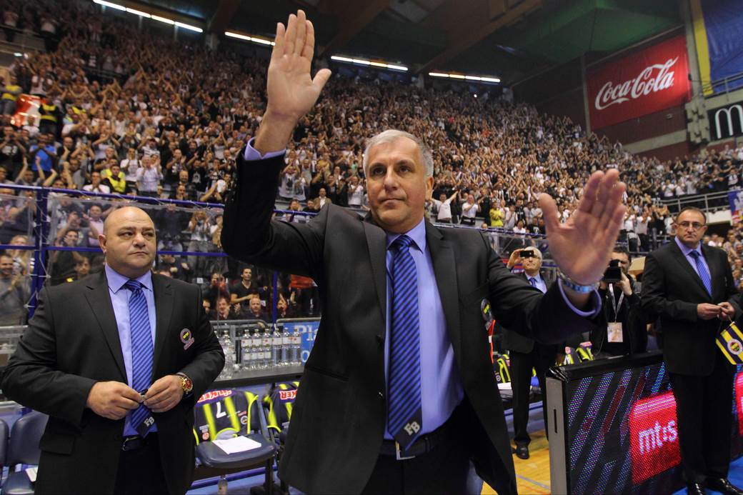  zeljko obradovic trener partizana 
