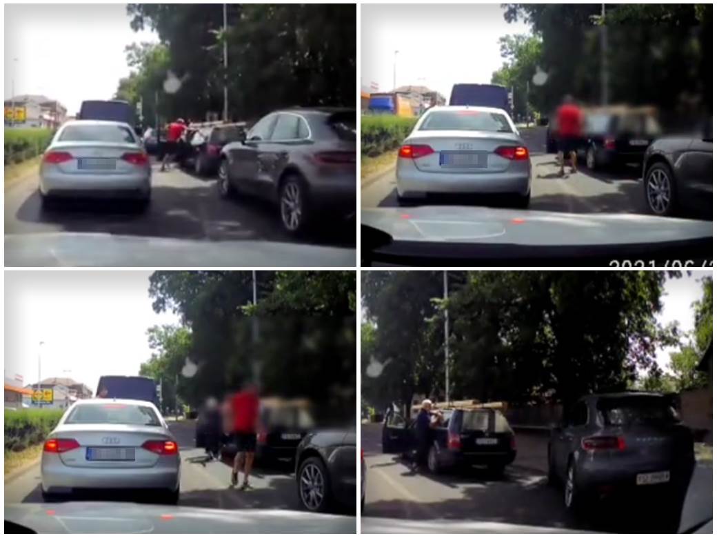  svadja u saobracaju video 