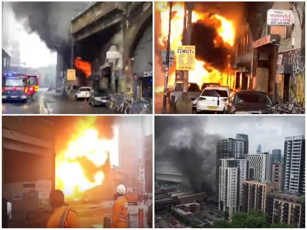  pozar u londonui elephant and castle 