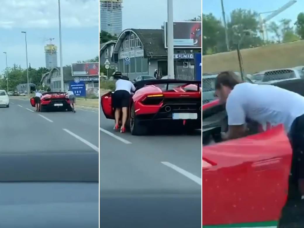  gura lambordzinija po beogradu 