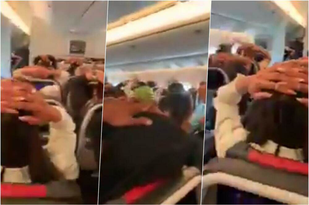  RUKE NA POTILJAK I NEMOJ NEKO DA JE SNIMAO: Snimak iz američkog putničkog aviona zapalio mreže (VIDEO) 