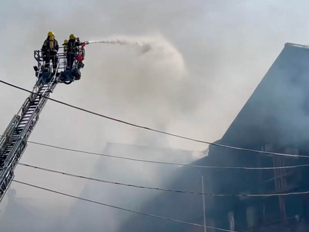  pozar na dorcolu akcija vatrogasaca 