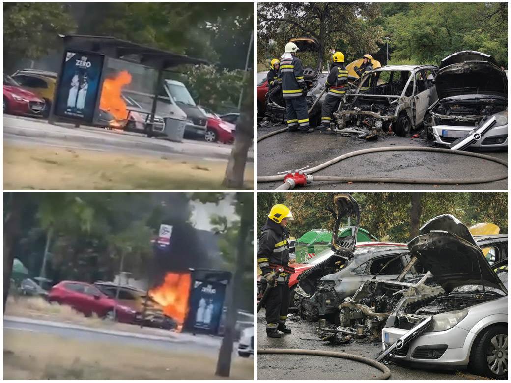  zapalili se automobili u beogradu 