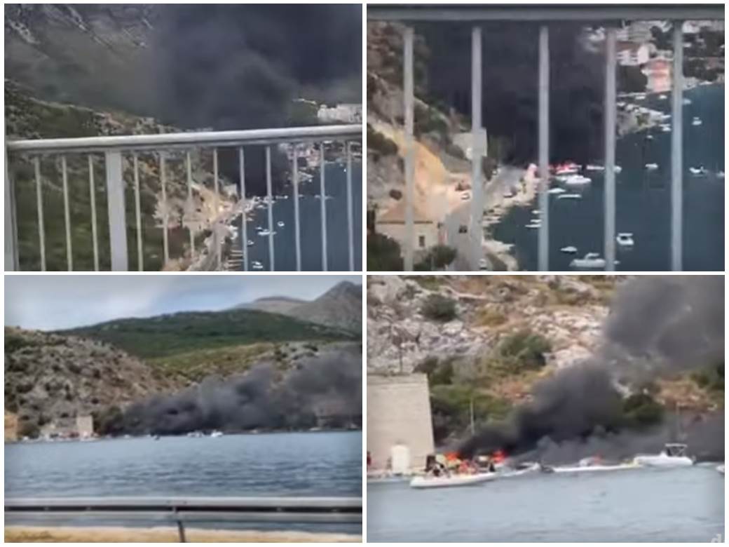  KATASTROFALAN POŽAR KOD DUBROVNIKA: Izbila varnica tokom pretakanja goriva, za par sekundi nastao je PAKAO (VIDEO) 