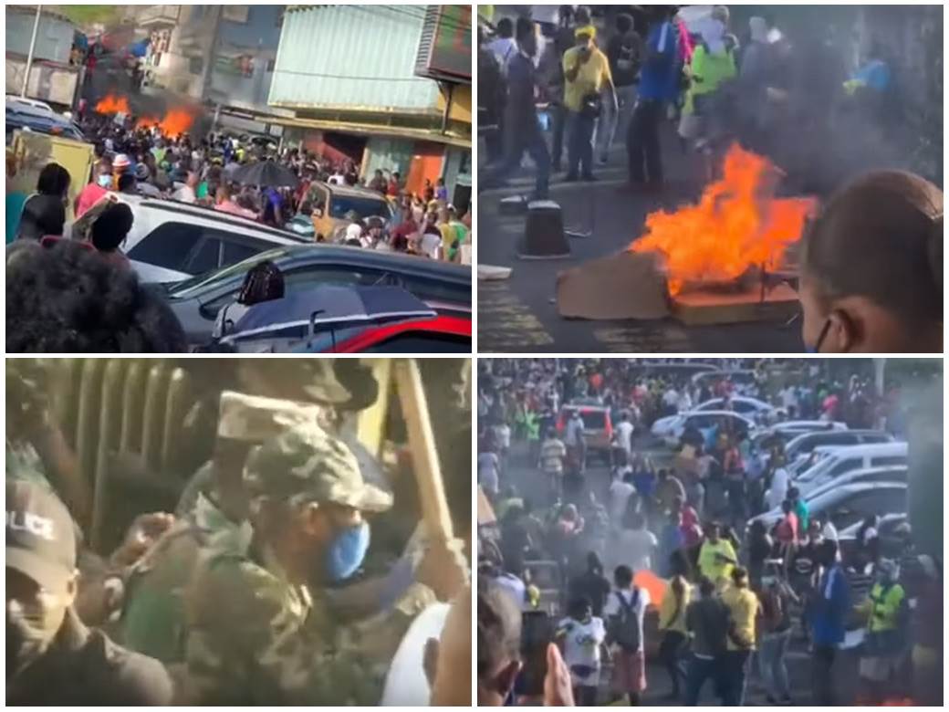  divljanje na protestima u glavnom gradu 