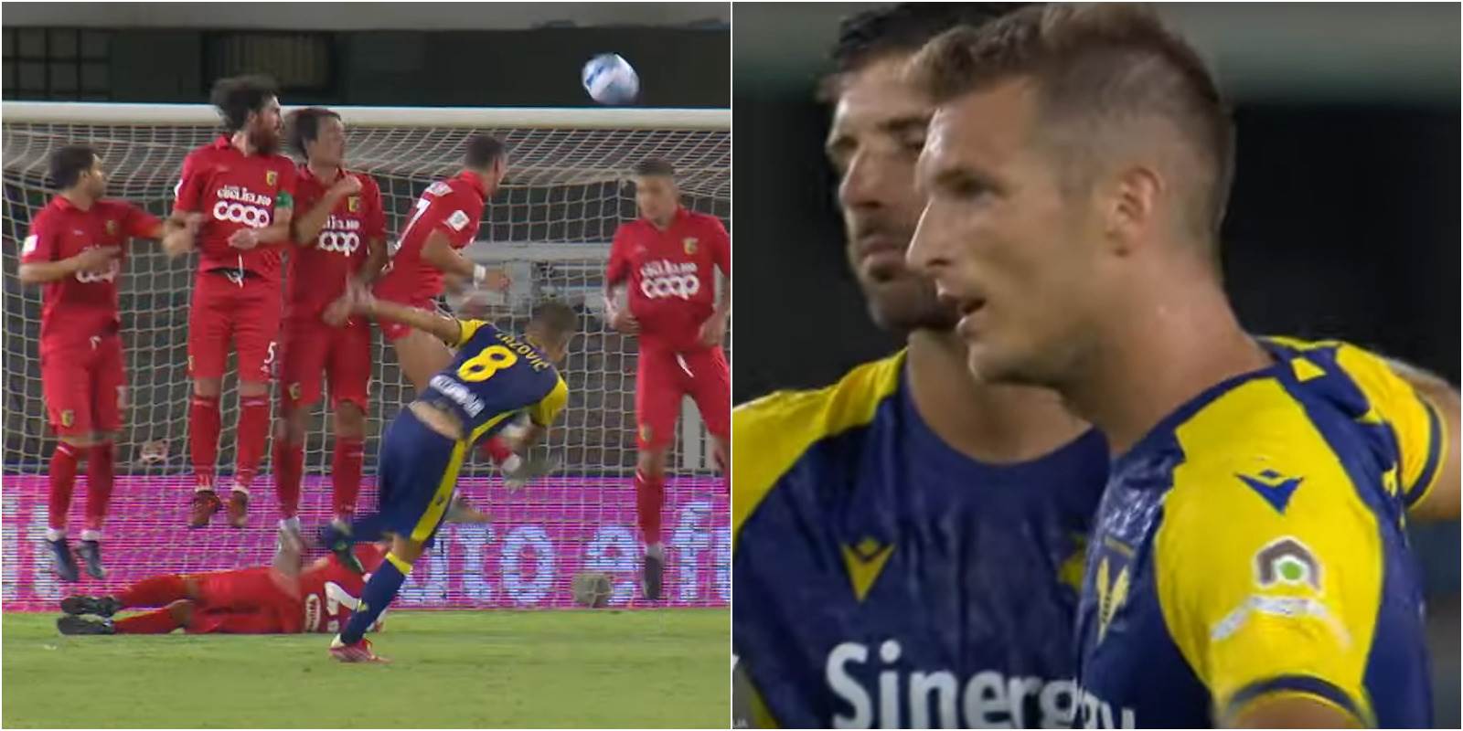  lazovic gol sa 25 metara verona 