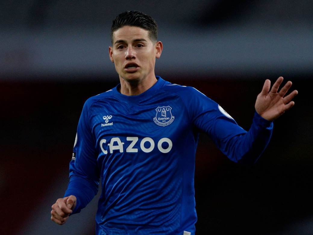  everton plaća 12 miliona godišnje Džejmsu Rodrigezu 