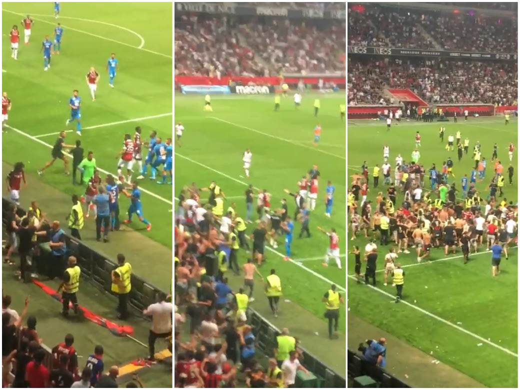  navijaci nice tukli fudbalere marseja 