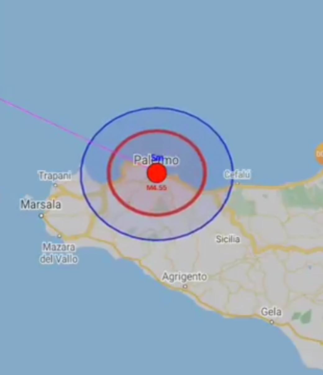  zemljotres pogodio siciliju 