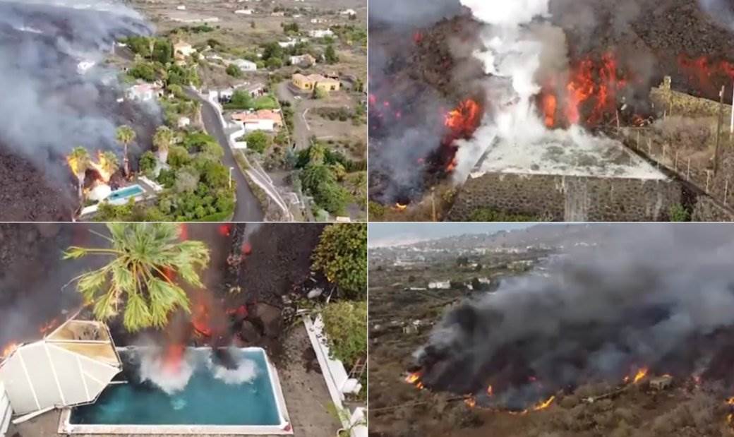  erupcija vulkana na kanarskim ostrvima video 