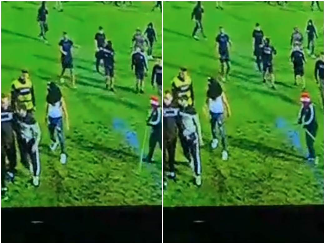  navijac krenuo motkom na trenera borca 