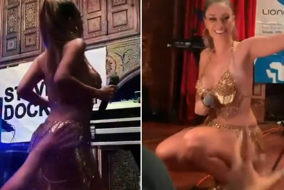  tea tairovic u zlatnoj haljini 