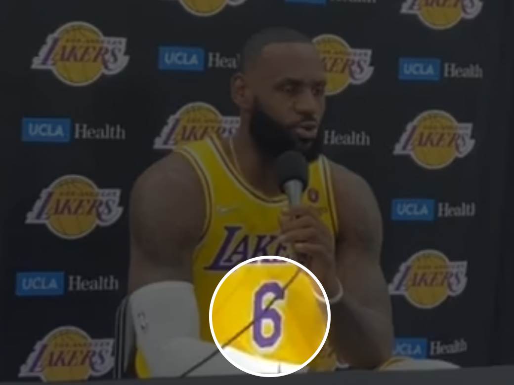  lebron dzejms vraca broj 6 