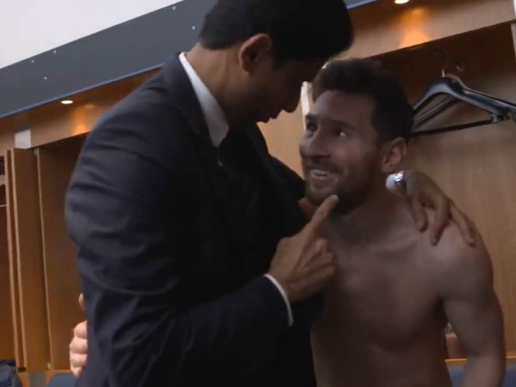  Naser El-Kelaifi, bogati vlasnik Pari Sen Žermena zagrlio mesija 