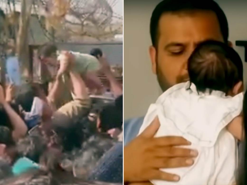  beba koja je prezivjela bijeg iz avganistana ziva i zdrava 