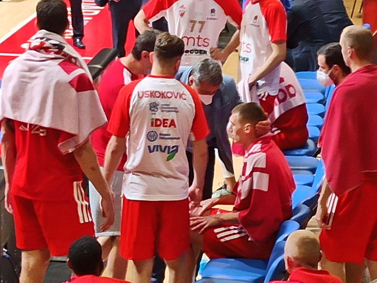  povreda igraca zvezde na kraju utakmice 