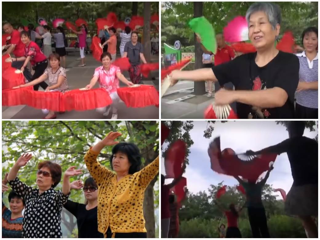  kineske penzionerke plesu penzioneri u kini 