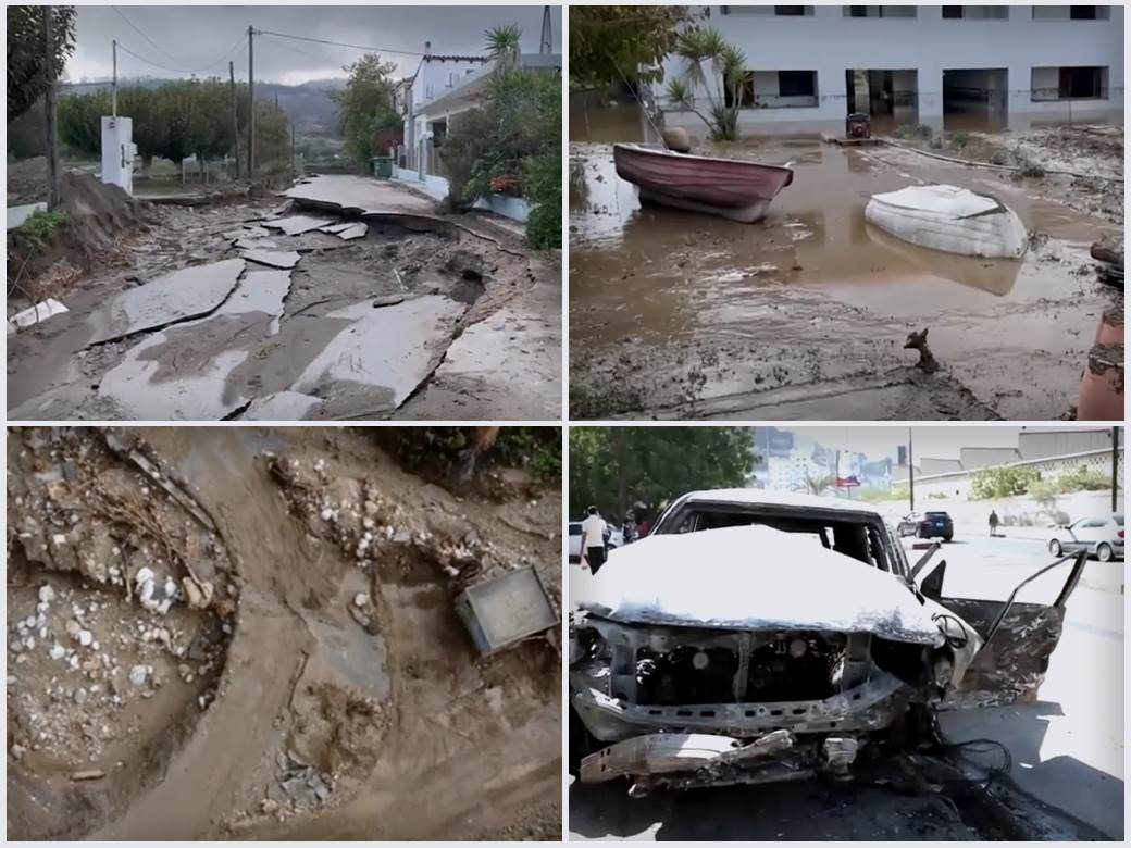  POSLIJE STRAVIČNIH POŽARA, NOVA KATAKLIZMA NA EVIJI: Popularno grčko ostrvo pogodile nezapamćene poplave i klizišta! 
