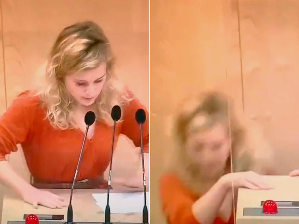  poslanica se onesvijestila tokom govora 