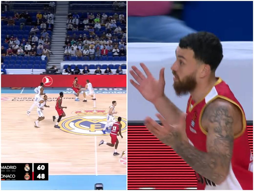  snimak majkl dzejms trojka sa centra terena 