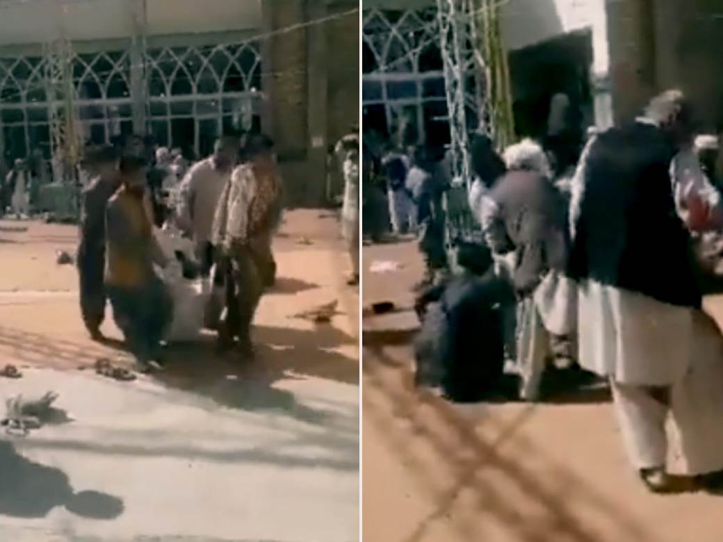  eksplozija u dzamiji u avganistanu  