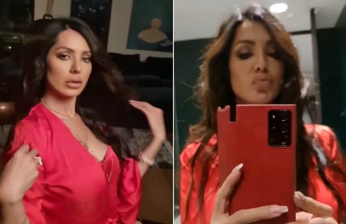  POSLE AFERE S POLITIČAREM, OSVANUO SEKSI SNIMAK TANJE SAVIĆ: Duga kosa, svila i HALTERI - pjevačica nikad bolja! (VIDEO) 