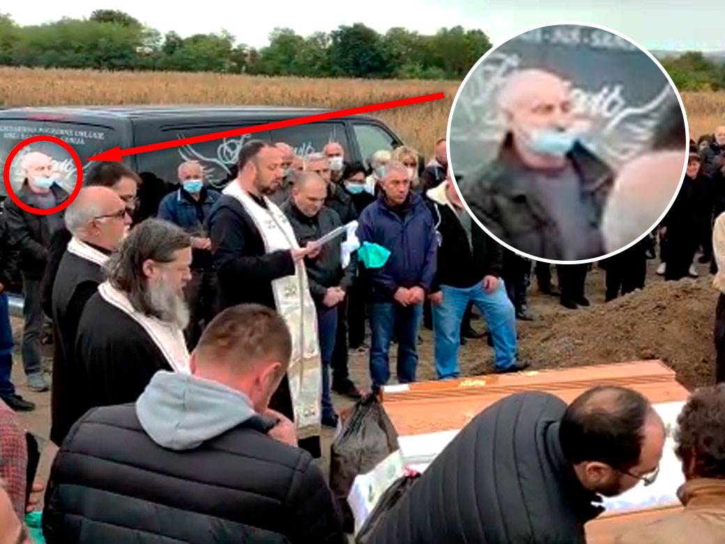  snimak sahrane djokica na kojem se vidi ubica 