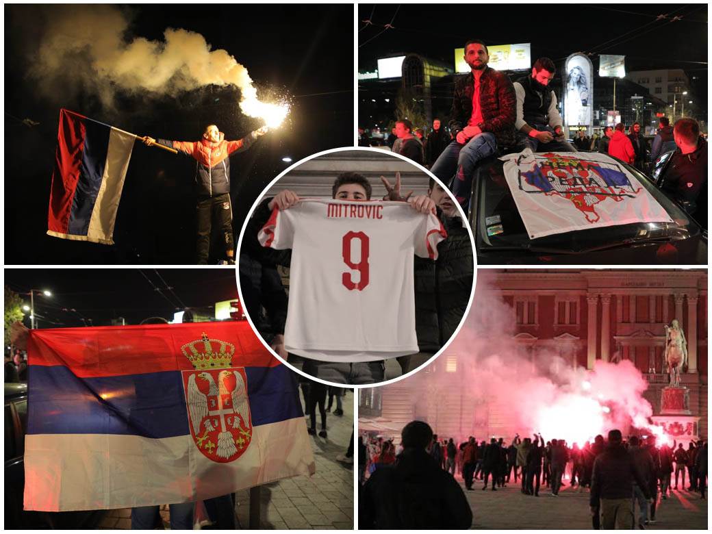  slavlje srpskih navijaca u beogradu 